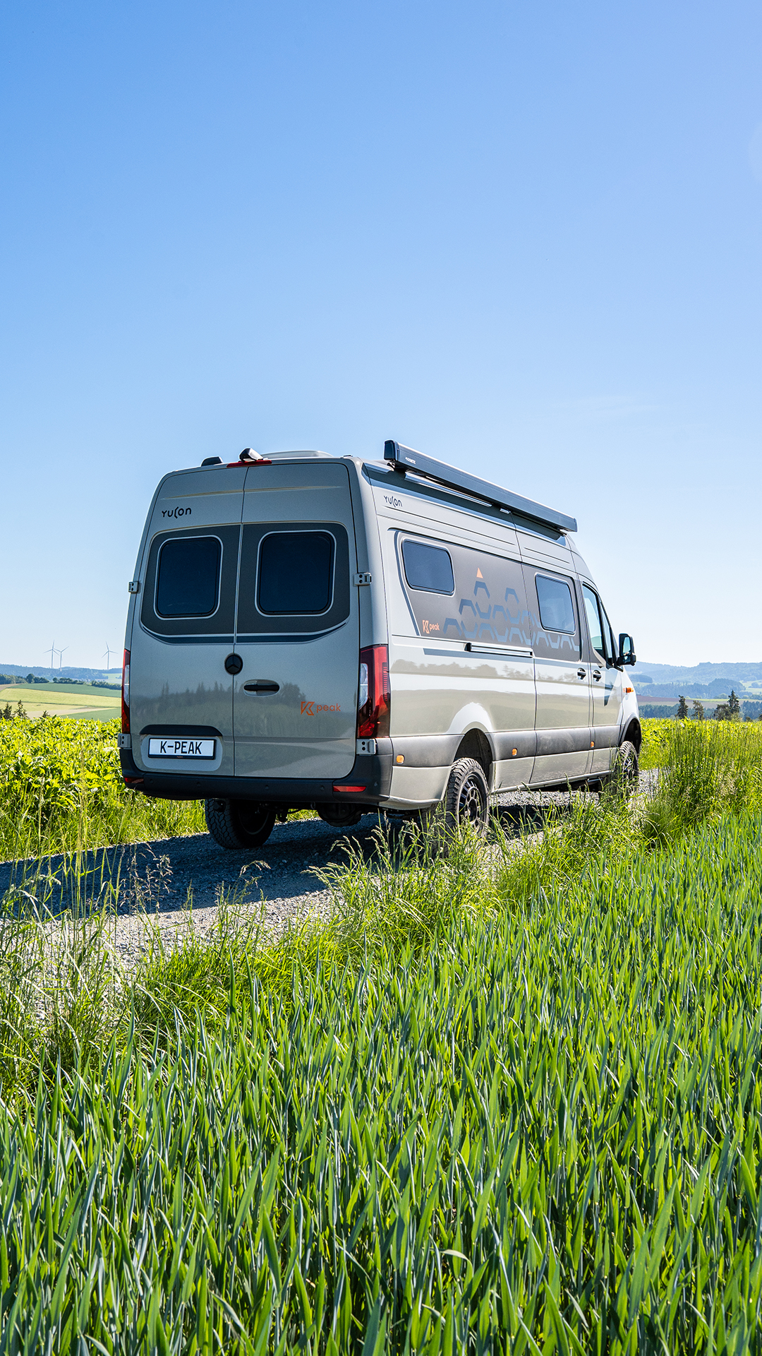 Yucon K-peak – Off-Road Campervan Rear View Yucon K-peak – Off-Road Campervan Rear View