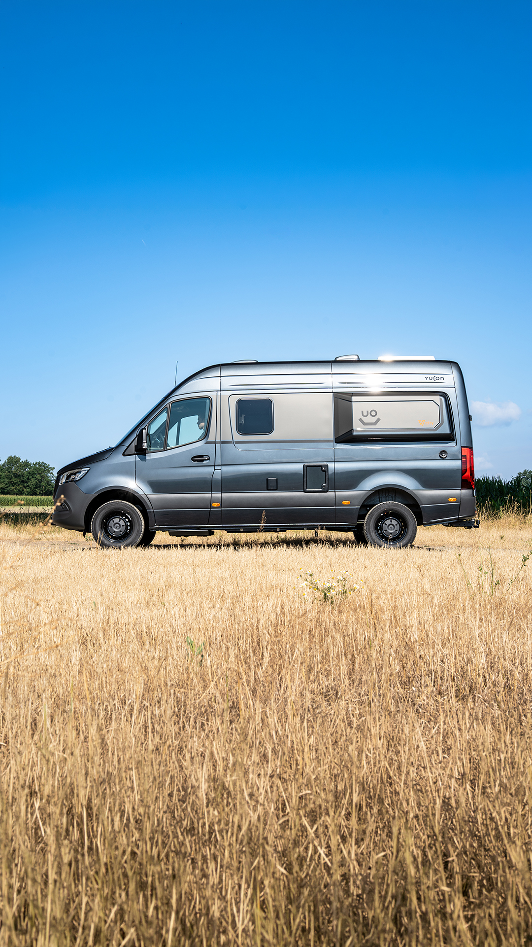 Yucon V-City Campervan – Side View Yucon V-city Campervan – Side View