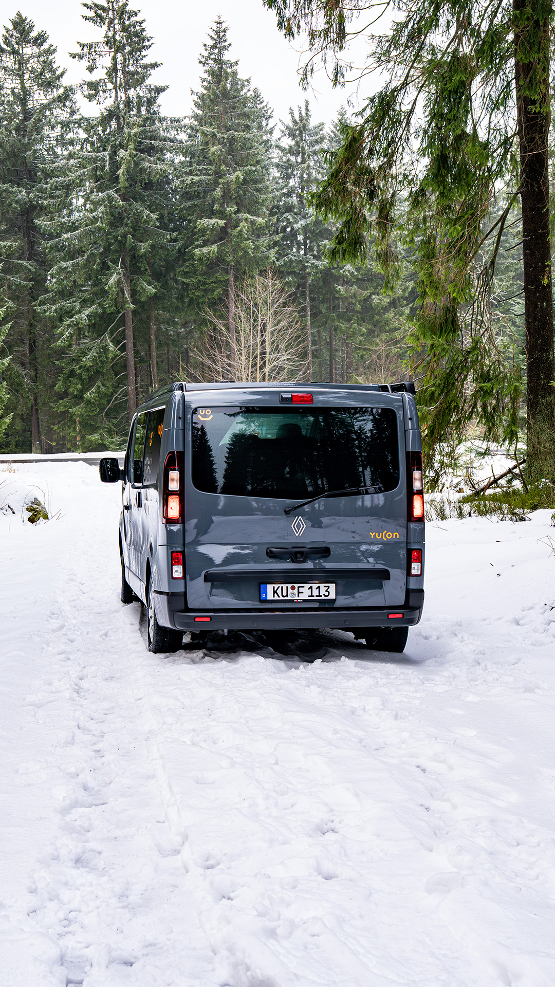 Yucon 55 SB Campervan – Heckansicht Yucon 55 SB Campervan – Heckansicht