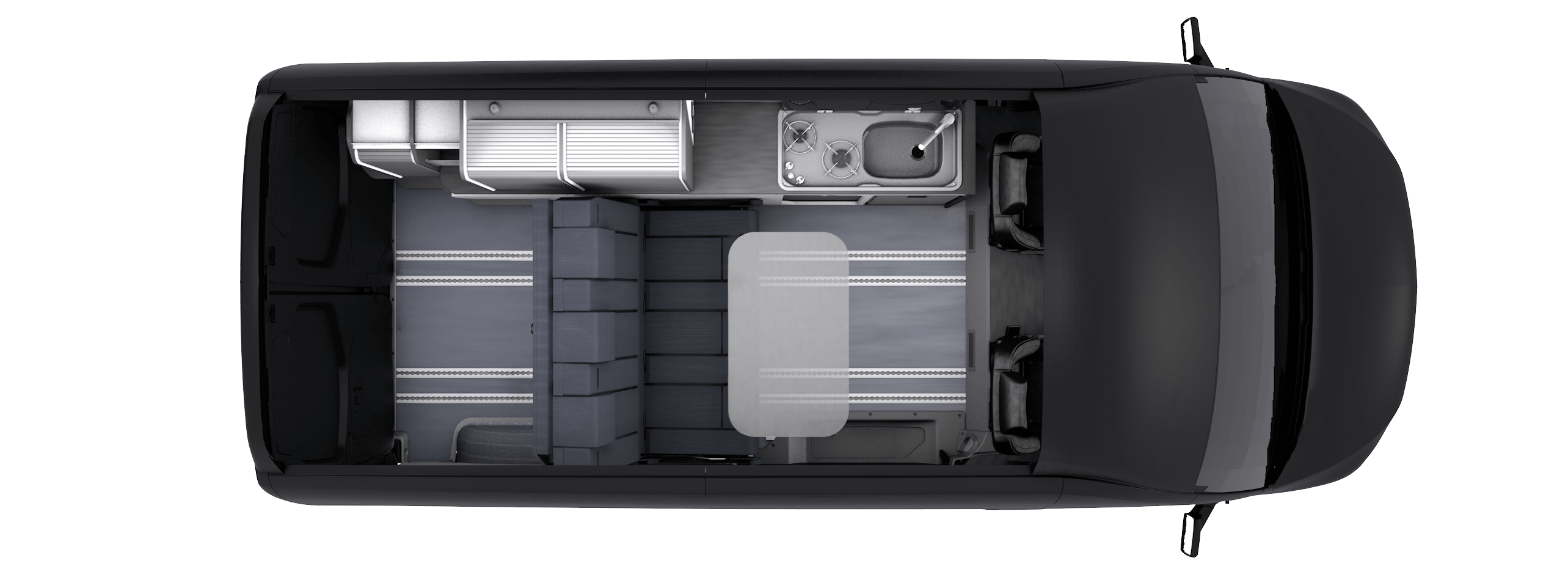 Campervan Yucon 55 SB – Grundriss Campervan Yucon 55 SB – Grundriss