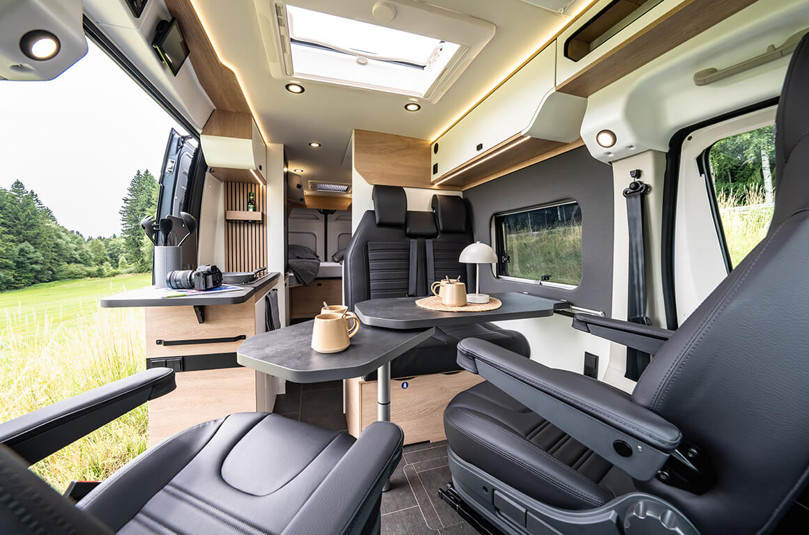 Yucon auf Fiat – Innenraum